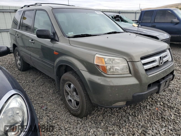 2007 Honda Pilot EX with VIN 2HKYF18417H505105, listed as a Copart auction lot 67952434 with 305,589 mi miles and Salvage Title. Bid and sale history available at DreamBid. Image 4.