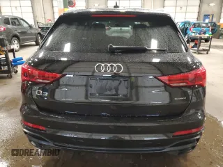 2020 Audi Q3 S line Prestige with VIN WA1FECF37L1009611, listed as a Copart auction lot 79943614 with 64,996 mi miles and Salvage Title. Bid and sale history available at carsss.com. Image 6.