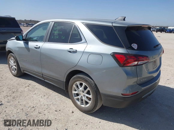 2023 Chevrolet Equinox LT with VIN 3GNAXKEG7PS208307, listed as a IAAI auction lot 41846548 with 47,543 mi miles and . Bid and sale history available at carsss.com. Image 3.