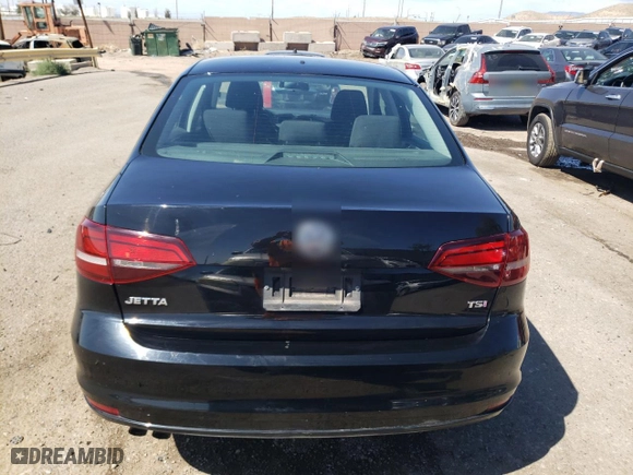 2017 Volkswagen Jetta 1.4T S with VIN 3VW2B7AJ3HM325234, listed as a Copart auction lot 65832334 with 57,668 mi miles and Salvage Title. Bid and sale history available at carsss.com. Image 6.