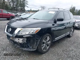 2014 Nissan Pathfinder SV with VIN 5N1AR2MN3EC665407, listed as a IAAI auction lot 41611941 with 94,894 mi miles. Bid and sale history available at carsss.com. Image 18.