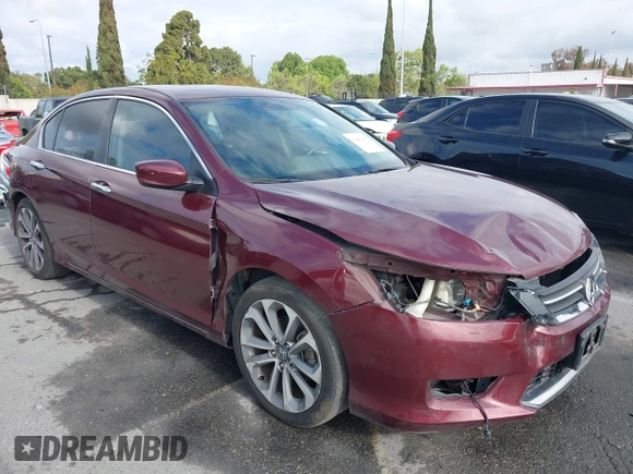 2015 Honda Accord Sport with VIN 1HGCR2F53FA224739, listed as a IAAI auction lot 42064396 with 90,154 mi miles and . Bid and sale history available at DreamBid. Image 14.