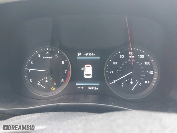 2021 Hyundai Tucson Sport with VIN KM8J3CAL9MU381508, listed as a IAAI auction lot 41538535 with 53,818 mi miles. Bid and sale history available at carsss.com. Image 7.