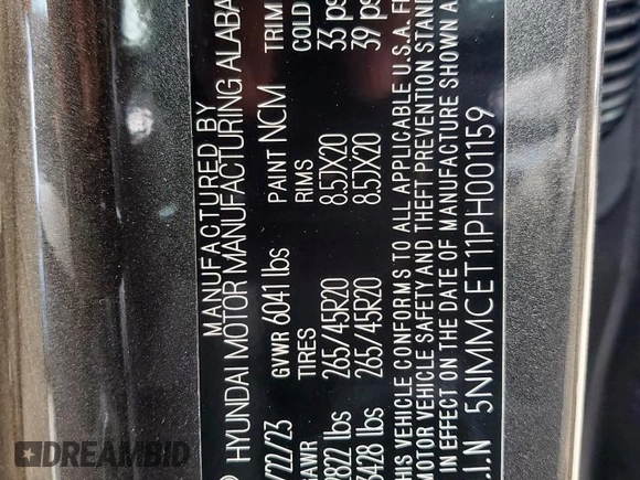 2023 Genesis GV70 Advanced z VIN 5NMMCET11PH001159, wystawiony jako Copart lot #58249315 z przebiegiem 761 mil mil oraz Szkoda całkowita • Salvage title. Historia ofert i sprzedaży dostępna na DreamBid. Obrazek 13.