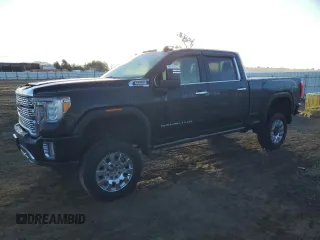 2021 GMC Sierra 3500HD Denali z VIN 1GT49WEY3MF123660, wystawiony jako Copart lot #81135894 z przebiegiem 59 124 mil mil oraz Szkoda całkowita • Salvage title. Historia ofert i sprzedaży dostępna na DreamBid. Obrazek 1.