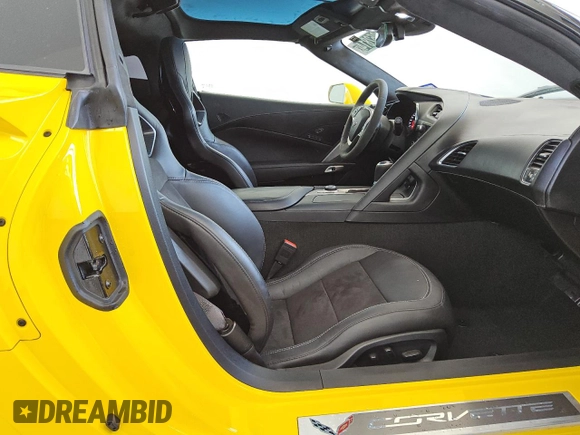 2015 Chevrolet Corvette 3LT with VIN 1G1YF2D74F5105830, listed as a Copart auction lot 74052814 with 13,994 mi miles and Clean Title. Bid and sale history available at carsss.com. Image 10.