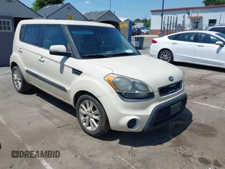 2013 Kia Soul + with VIN KNDJT2A69D7504893, listed as a IAAI auction lot 42231867 with 209,916 mi miles and . Bid and sale history available at DreamBid. Image 1.