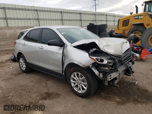 2021 Chevrolet Equinox LS with VIN 3GNAXFEV4MS139058, listed as a Copart auction lot 78614624 with 56,555 mi miles and Salvage title. Bid and sale history available at DreamBid. Image 4.