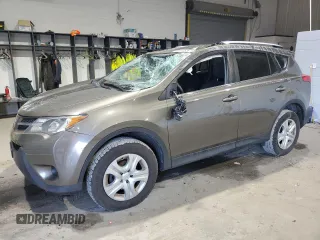 2015 Toyota RAV4 LE with VIN JTMBFREV4FD164921, listed as a Copart auction lot 87045954 with 114,350 mi miles and Salvage Title. Bid and sale history available at DreamBid. Image 1.