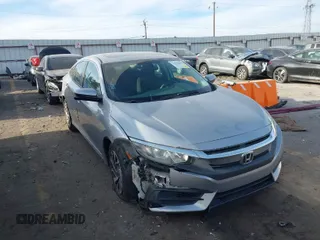 2016 Honda Civic Sedan EX with VIN 19XFC2F76GE243914, listed as a IAAI auction lot 41704512 with 60,000 mi miles. Bid and sale history available at carsss.com. Image 1.