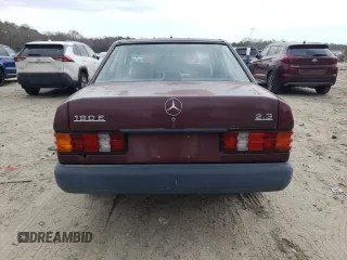 1986 Mercedes-Benz 190 with VIN WDBDA24D1GF156335, listed as a Copart auction lot 50976435 with 106,109 mi miles and Clean Title. Bid and sale history available at carsss.com. Image 6.