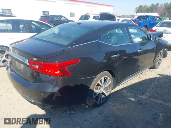2017 Nissan Maxima S with VIN 1N4AA6AP2HC411173, listed as a IAAI auction lot 41707128 with 117,331 mi miles and . Bid and sale history available at DreamBid. Image 4.