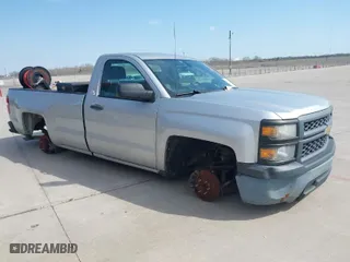 2015 Chevrolet Silverado 1500 Work Truck with VIN 1GCNCPEHXFZ259586, listed as a IAAI auction lot 41635231 with 199,645 mi miles. Bid and sale history available at carsss.com. Image 1.
