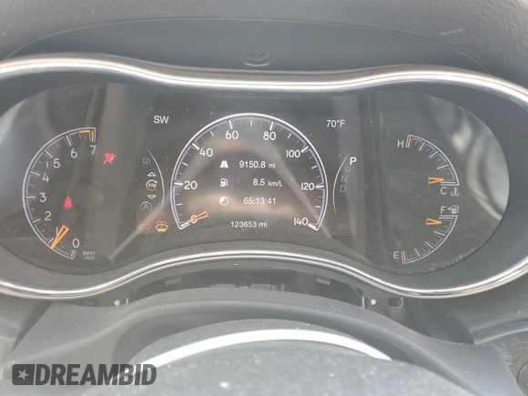 2017 Jeep Grand Cherokee Altitude with VIN 1C4RJFAG8HC873444, listed as a Copart auction lot 56136075 with 123,653 mi miles and Clean title. Bid and sale history available at DreamBid. Image 9.