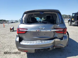 2020 Infiniti QX80 LUXE with VIN JN8AZ2NE0L9252099, listed as a Copart auction lot 48903275 with 88,500 mi miles and Salvage Title. Bid and sale history available at carsss.com. Image 6.
