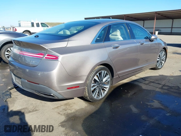 2018 Lincoln MKZ Reserve with VIN 3LN6L5F9XJR604852, listed as a IAAI auction lot 41260227 with 64,349 mi miles and . Bid and sale history available at DreamBid. Image 4.