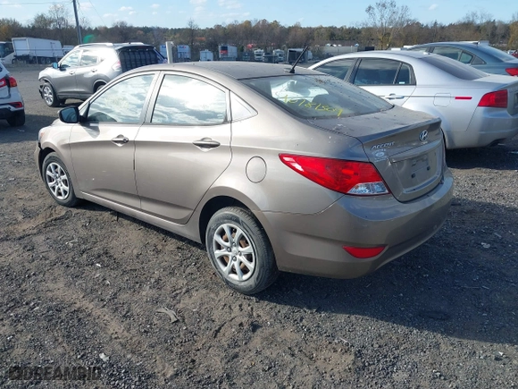 2012 Hyundai Accent GLS with VIN KMHCT4AE6CU201674, listed as a IAAI auction lot 40781309 with 90,356 mi miles. Bid and sale history available at carsss.com. Image 3.