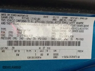 2012 Ford Focus SEL with VIN 1FAHP3M2XCL433751, listed as a IAAI auction lot 42055131 with 90,114 mi miles. Bid and sale history available at carsss.com. Image 9.