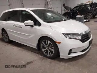 2024 Honda Odyssey Touring with VIN 5FNRL6H86RB074386, listed as a IAAI auction lot 42140150 with 13,368 mi miles and . Bid and sale history available at DreamBid. Image 1.