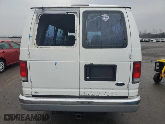 2000 Ford Econoline Passenger XL with VIN 1FBSS31L7YHB41694, listed as a Copart auction lot 43387385 with 108,458 mi miles and Salvage Title. Bid and sale history available at DreamBid. Image 6.