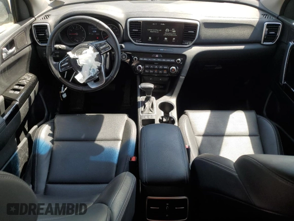 2020 Kia Sportage EX with VIN KNDPN3AC3L7779996, listed as a Copart auction lot 52311305 with 20,604 mi miles and Salvage title. Bid and sale history available at DreamBid. Image 8.