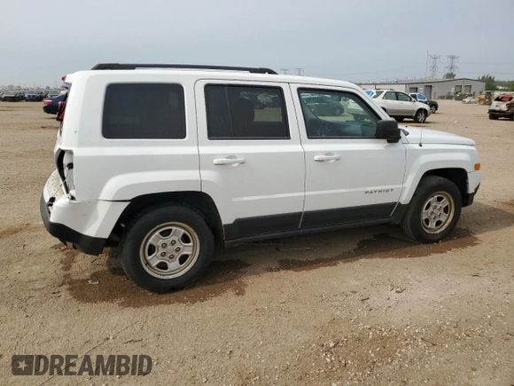 2013 Jeep Patriot Sport with VIN 1C4NJPBA1DD264473, listed as a Copart auction lot 59222735 with 165,206 mi miles and Salvage title. Bid and sale history available at DreamBid. Image 3.