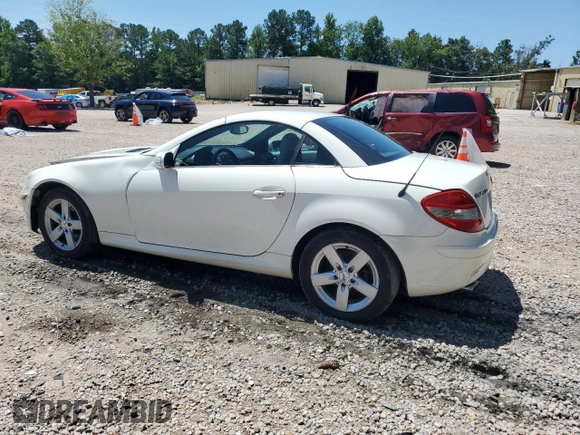 2007 Mercedes-Benz SLK 280 z VIN WDBWK54F57F154886, wystawiony jako Copart lot #61651645 z przebiegiem 115 855 mil mil oraz Szkoda całkowita • Salvage title. Historia ofert i sprzedaży dostępna na DreamBid. Obrazek 2.