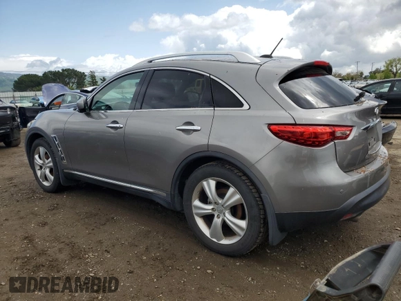 2011 Infiniti FX35 with VIN JN8AS1MW8BM732878, listed as a Copart auction lot 50667565 with 166,993 mi miles and Clean Title. Bid and sale history available at carsss.com. Image 2.