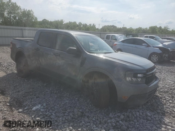 2024 Ford Maverick XLT with VIN 3FTTW8H34RRB36752, listed as a Copart auction lot 57611195 with 4,568 mi miles and Salvage title. Bid and sale history available at DreamBid. Image 4.
