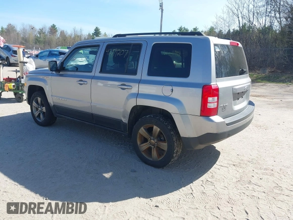 2015 Jeep Patriot High Altitude with VIN 1C4NJRFB2FD168448, listed as a IAAI auction lot 42171207 with 158,846 mi miles and . Bid and sale history available at carsss.com. Image 3.