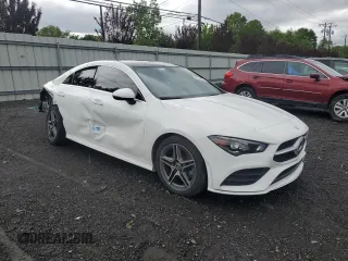 2021 Mercedes-Benz CLA 250 with VIN W1K5J4HB6MN176338, listed as a Copart auction lot 57954255 with 41,503 mi miles and Salvage title. Bid and sale history available at DreamBid. Image 4.