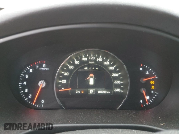 2017 Kia Sorento EX with VIN 5XYPHDA52HG222652, listed as a Copart auction lot 50910155 with 188,703 mi miles and Clean Title. Bid and sale history available at DreamBid. Image 9.