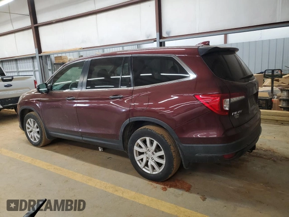 2019 Honda Pilot LX with VIN 5FNYF5H10KB041471, listed as a Copart auction lot 46479615 with 61,513 mi miles and Clean Title. Bid and sale history available at DreamBid. Image 2.