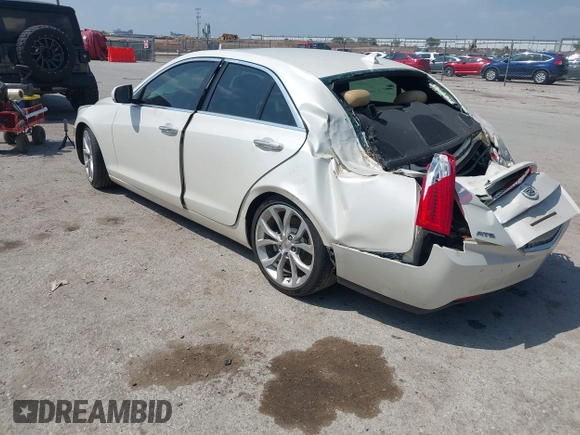 2013 Cadillac ATS Premium z VIN 1G6AE5S35D0129175, wystawiony jako IAAI lot #42037872 z przebiegiem 95 747 mil mil oraz . Historia ofert i sprzedaży dostępna na DreamBid. Obrazek 3.