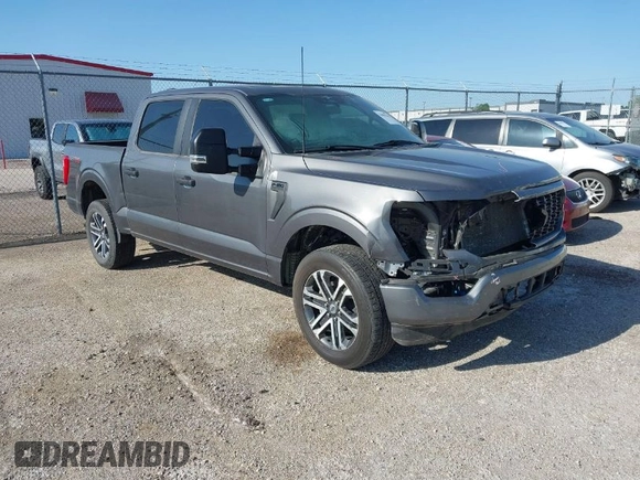 2023 Ford F-150 XL with VIN 1FTFW1E51PKF71272, listed as a IAAI auction lot 42001314 with 5,314 mi miles. Bid and sale history available at carsss.com. Image 1.