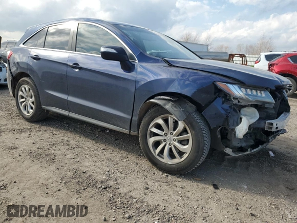 2018 Acura RDX Technology with VIN 5J8TB3H59JL015381, listed as a Copart auction lot 44217845 with 107,766 mi miles and Salvage Title. Bid and sale history available at DreamBid. Image 4.