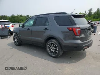 2018 Ford Explorer Sport z VIN 1FM5K8GT7JGB73212, wystawiony jako Copart lot #58817145 z przebiegiem 82 189 mil mil oraz Szkoda całkowita • Salvage title. Historia ofert i sprzedaży dostępna na DreamBid. Obrazek 2.