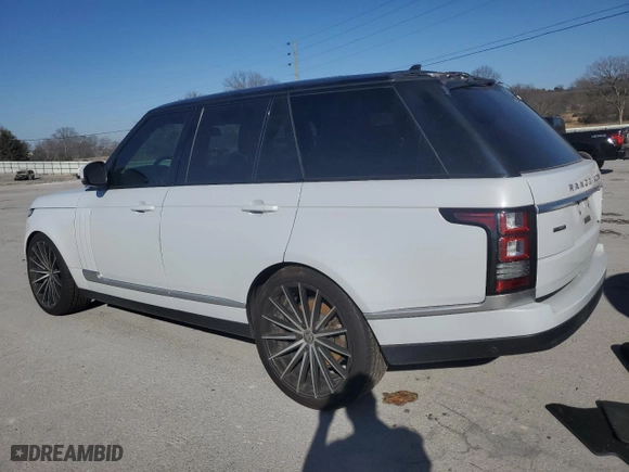 2016 Land Rover Range Rover Diesel HSE with VIN SALGS2KF7GA264027, listed as a Copart auction lot 48911075 with 118,270 mi miles and Clean Title. Bid and sale history available at carsss.com. Image 2.