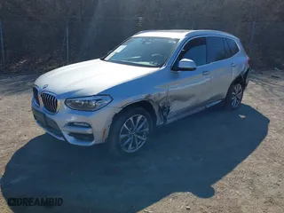 2019 BMW X3 xDrive30i with VIN 5UXTR9C55KLP84948, listed as a IAAI auction lot 41697979 with 107,537 mi miles. Bid and sale history available at carsss.com. Image 2.