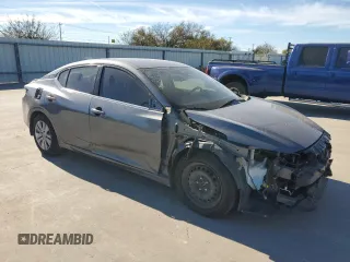 2020 Nissan Sentra S with VIN 3N1AB8BV7LY252007, listed as a Copart auction lot 81673984 with 54,126 mi miles and Salvage Title. Bid and sale history available at carsss.com. Image 4.