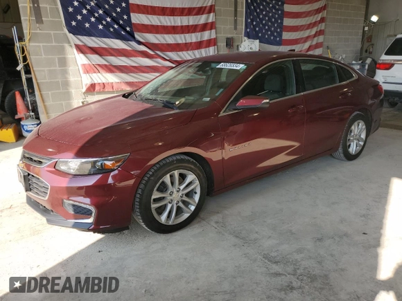 2016 Chevrolet Malibu LT with VIN 1G1ZE5STXGF263173, listed as a Copart auction lot 68626534 with 147,914 mi miles and Salvage Title. Bid and sale history available at carsss.com. Image 1.