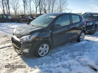 2020 Chevrolet Spark LS with VIN KL8CB6SA2LC462345, listed as a Copart auction lot 88466135 with 92,830 mi miles and Salvage Title. Bid and sale history available at carsss.com. Image 1.