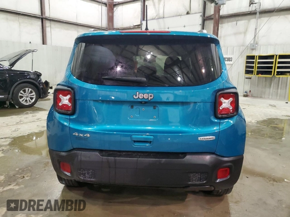 2022 Jeep Renegade Latitude with VIN ZACNJDB19NPN50716, listed as a Copart auction lot 45346645 with 82,281 mi miles and Non repairable. Bid and sale history available at DreamBid. Image 6.