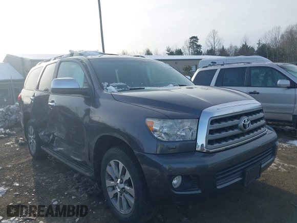 2016 Toyota Sequoia Limited with VIN 5TDJY5G1XGS127354, listed as a IAAI auction lot 41291303 with 106,327 mi miles. Bid and sale history available at carsss.com. Image 1.