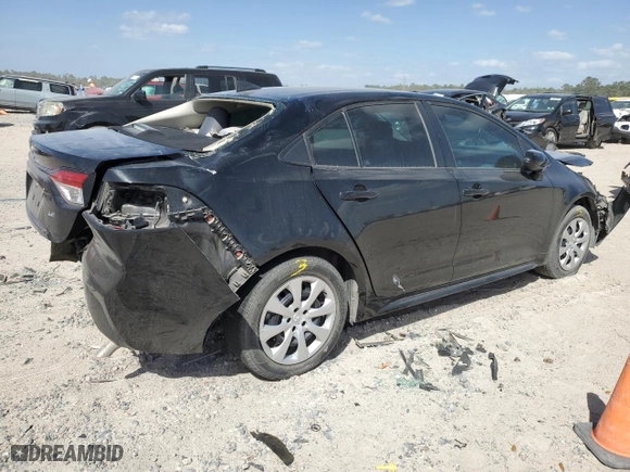2020 Toyota Corolla LE with VIN 5YFEPRAE2LP061540, listed as a Copart auction lot 49571975 with 96,243 mi miles and Salvage Title. Bid and sale history available at carsss.com. Image 3.