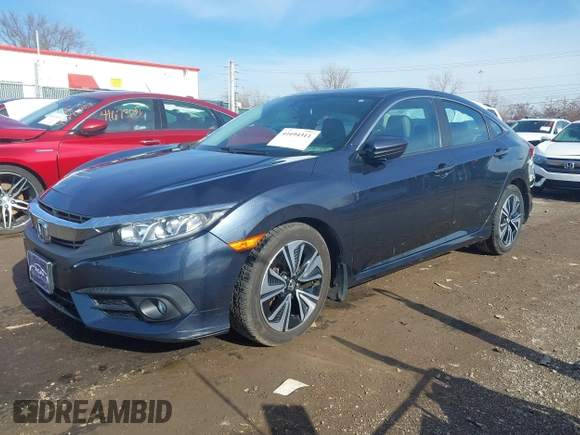 2017 Honda Civic Sedan EX-L with VIN 19XFC1F79HE020486, listed as a IAAI auction lot 41694311 with 77,391 mi miles. Bid and sale history available at carsss.com. Image 17.