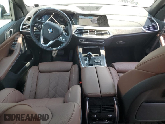 2023 BMW X5 sDrive40i with VIN 5UXCR4C04P9R12480, listed as a Copart auction lot 61082815 with 17,249 mi miles and Salvage title. Bid and sale history available at DreamBid. Image 8.