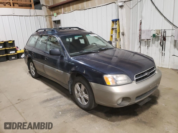 2001 Subaru Legacy Outback with VIN 4S3BH665617619900, listed as a Copart auction lot 66964625 with 343,526 mi miles and Clean title. Bid and sale history available at DreamBid. Image 4.