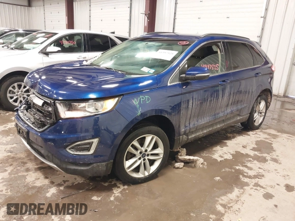 2015 Ford Edge SEL with VIN 2FMTK4J9XFBC04898, listed as a IAAI auction lot 41397525 with 121,319 mi miles. Bid and sale history available at carsss.com. Image 2.