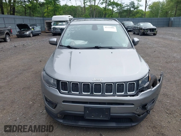 2021 Jeep Compass Latitude with VIN 3C4NJDBBXMT569861, listed as a IAAI auction lot 42325006 with 83,153 mi miles and . Bid and sale history available at DreamBid. Image 12.